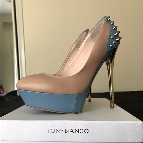 Tony Bianco pastel studded Stilettos - Picture 2 of 7